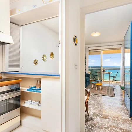 'le Berkeley' Vue Mer, Centre, Parking Apartamento Menton